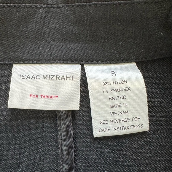 Isaac Mizrahi for Target Black Zip Jacket Sz S - Picture 4 of 7